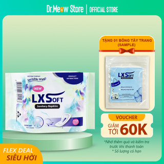  Băng vệ sinh LXSoft bạc hà loại ban ngày cánh tàng hình loại 8 miếng / 240mm - Khử mùi tuyệt đối