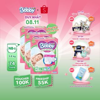  Bộ 3 Tã/bỉm quần Mở Một Bên Bobby Đầu Tiên Trên Thế Giới