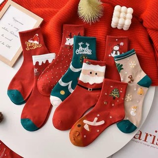 Mã 530 tất noel cổ cao cho bé trai bé gái