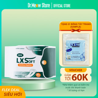  Băng Vệ Sinh Bạc Hà LXSoft siêu mỏng loại hàng ngày 155mm