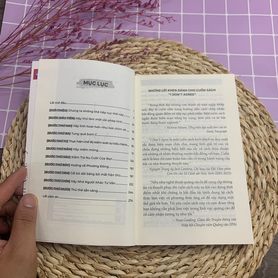 Sách I Don’t Agree: Chấp Nhận Sự Khác Biệt, Phản Biện Hiệu Quả, Tranh Luận Thành Công - Thay Suy Nghĩ Đổi Cuộc Đời