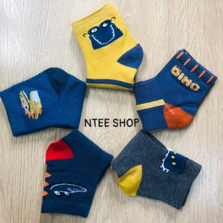 Set 5 đôi tất vớ khủng long cho bé trai