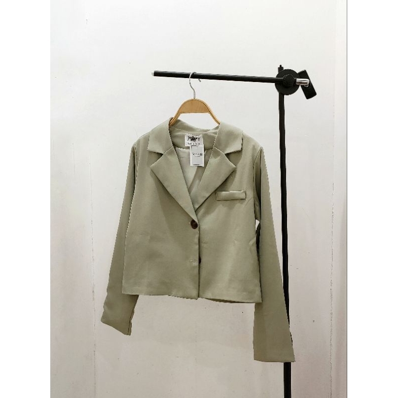 Blazer croptop trơn A4200