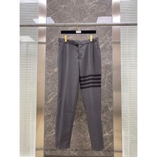 ⚡️ hàng có sẵn!! quần âu thom xám check 4 vạch đen sang trọng - trousers tb classic loại 1 full túi tag