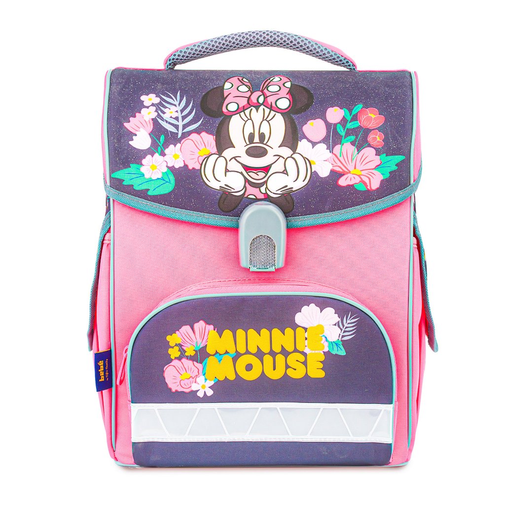 Balo học sinh, cặp chống gù Jolly nhân vật hoạt hình Disney Mickey/Minnie/Frozen, trọng lượng siêu nhẹ, khóa Fidlock