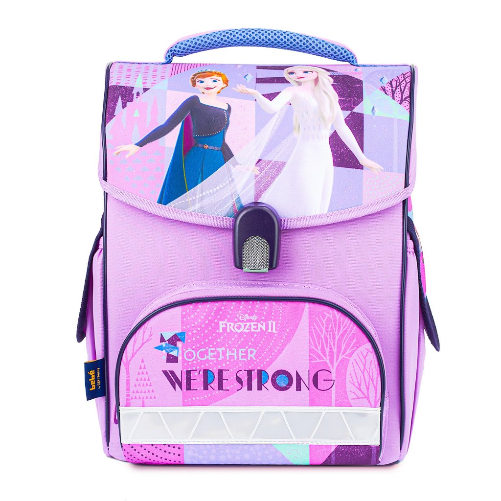 Balo học sinh, cặp chống gù Jolly nhân vật hoạt hình Disney Mickey/Minnie/Frozen, trọng lượng siêu nhẹ, khóa Fidlock