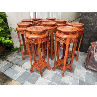 Đôn tròn gỗ hương mặt 30 cm cao 40/50/60/70/80 cm