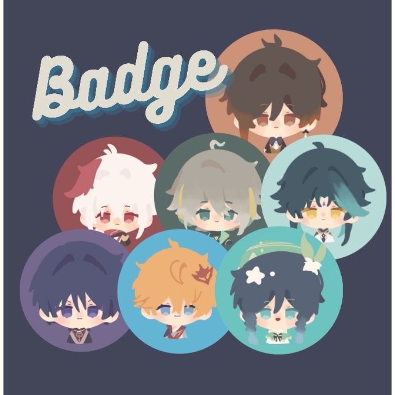 Badge Huy hiệu Genshin Impact
