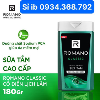 Sữa tắm Romano hương nước hoa 180g