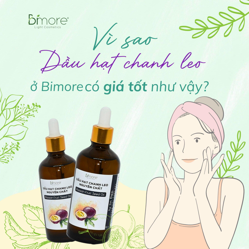 Dầu hạt chanh leo chống lão hóa, trẻ hóa da, dưỡng da, dưỡng tóc.