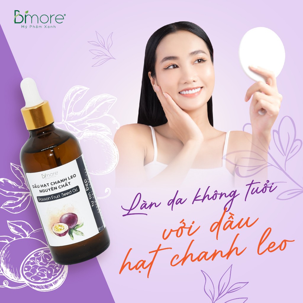 Dầu hạt chanh leo chống lão hóa, trẻ hóa da, dưỡng da, dưỡng tóc.