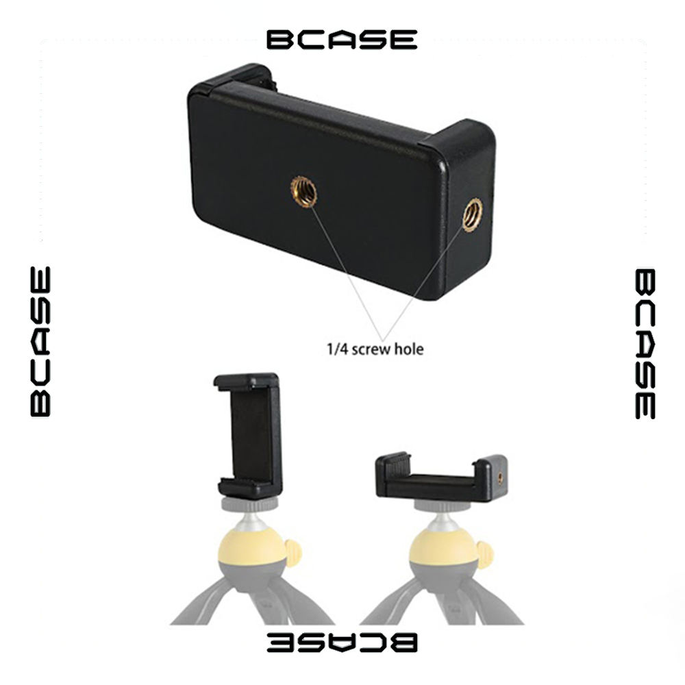 Đầu kẹp các dòng điện thoại 2 chiều chuẩn ren 1/4 inch cho gậy 3 chân livestream, gậy chụp hình, tripod mini