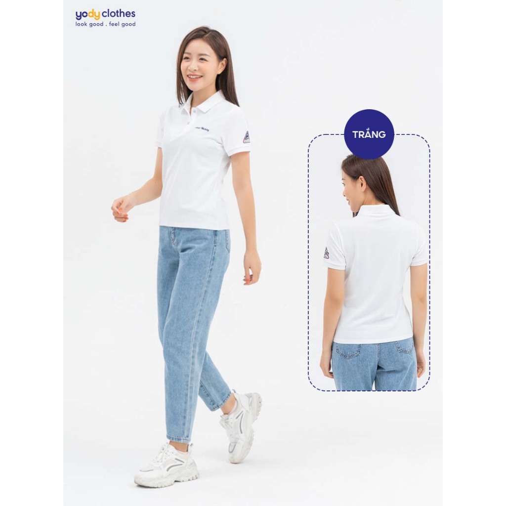 Áo polo cafe nữ dệt tổ ong MICKEY phi hành gia hút mồ hôi nhanh và khô nhanh APN6432