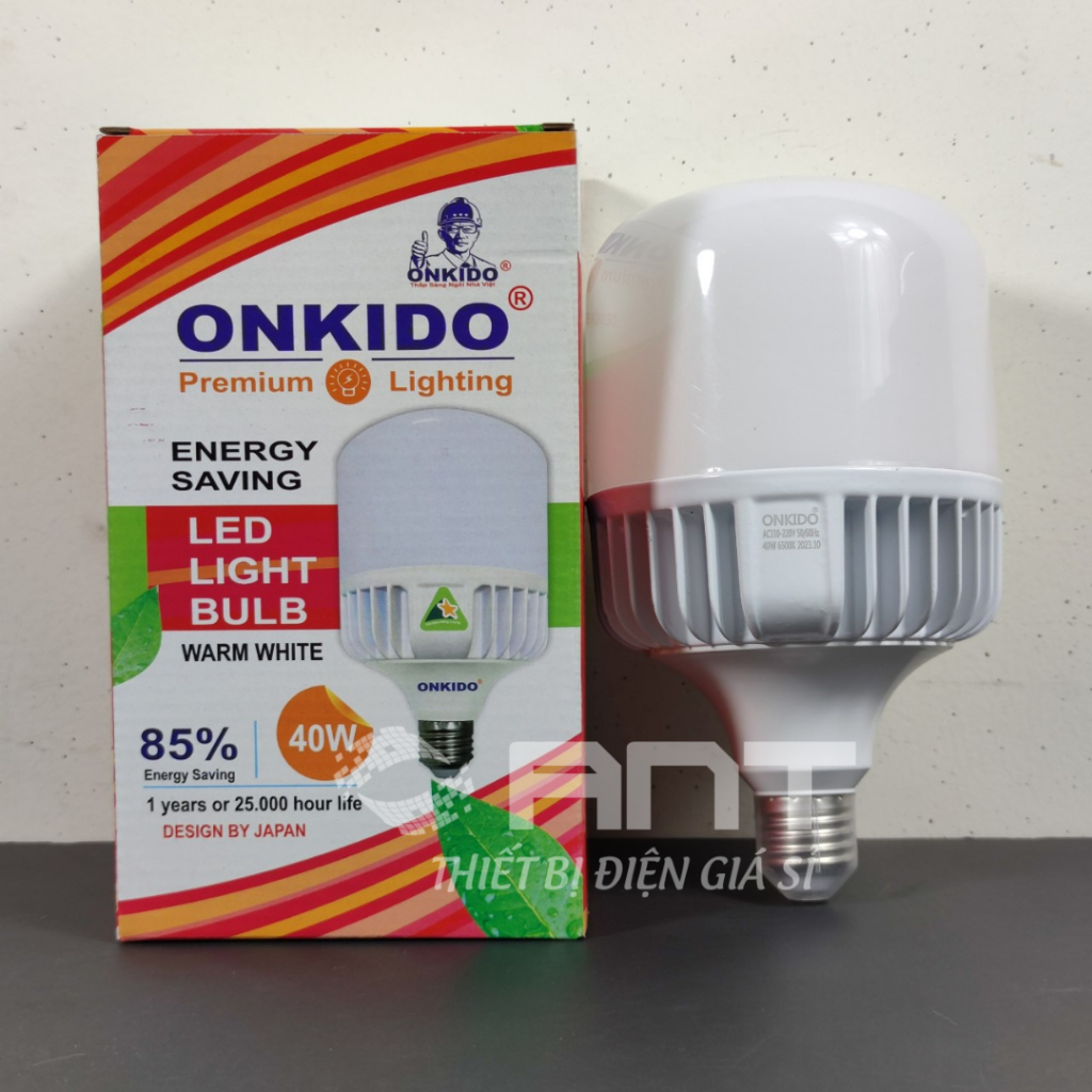 Bóng đèn LED trụ nhôm đúc nguyên khối - ánh sáng trắng