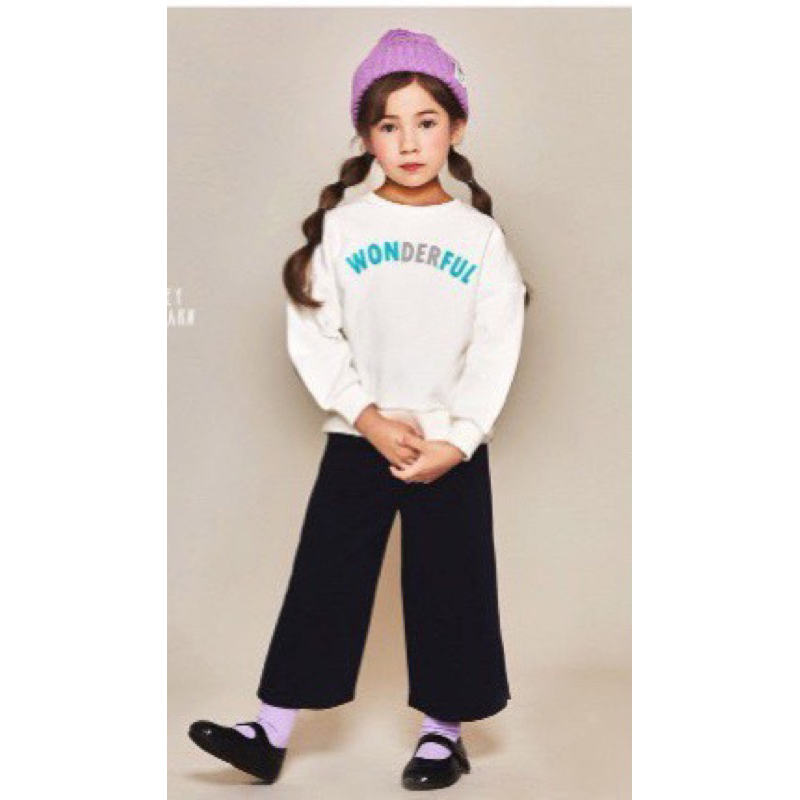 Quần nỉ bông dáng xuông màu đen cho bé gái hàng xuất dư xịn