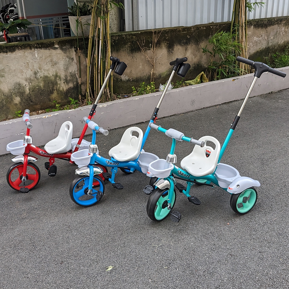 Xe đạp 3 bánh có cây đẩy cho bé BABY PLAZA XDH-3208