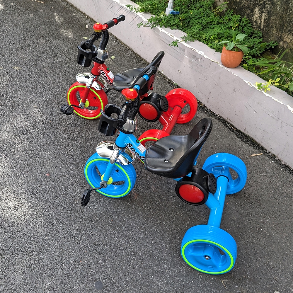 Xe đạp 3 bánh có đèn nhạc cho bé BABY PLAZA XDH-3214