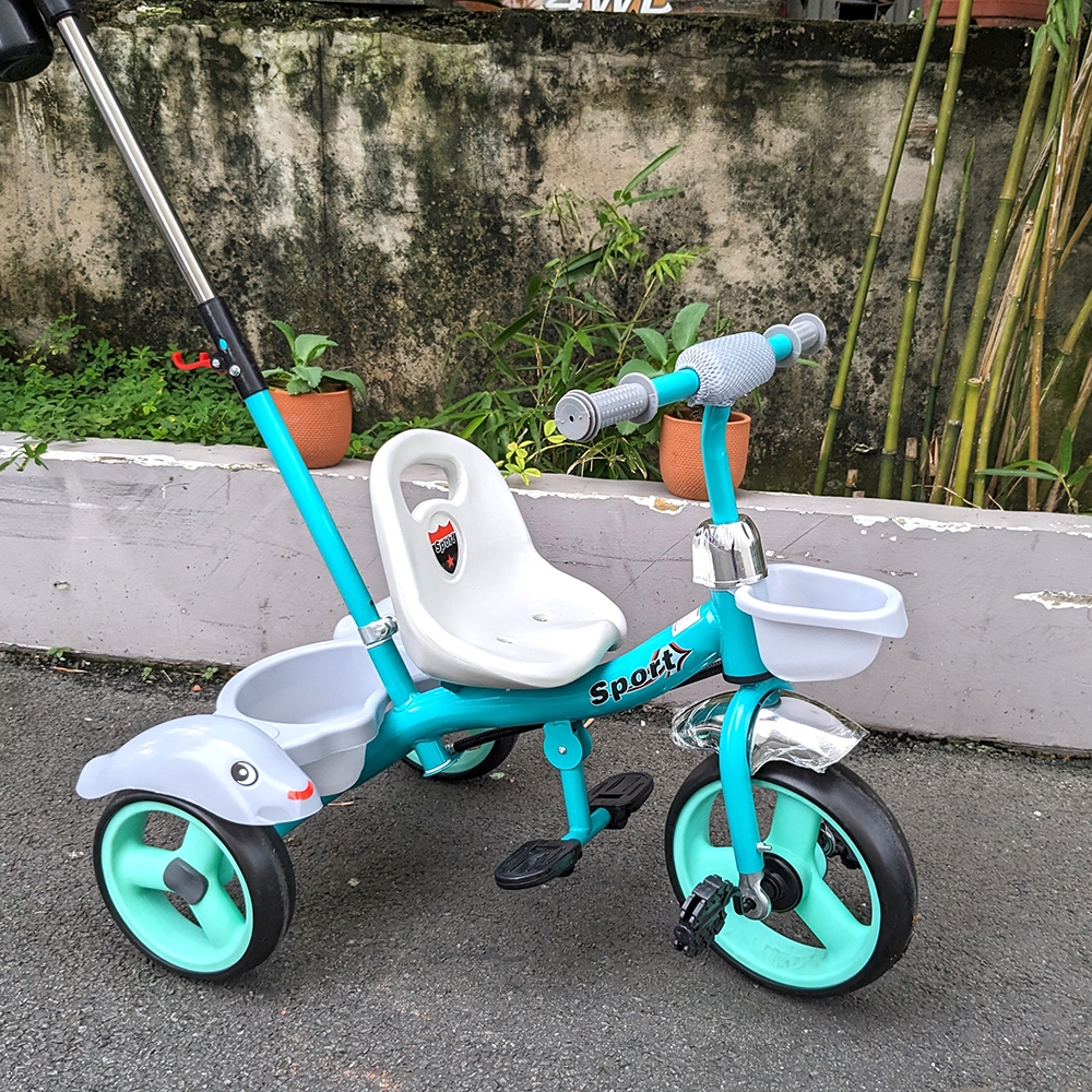 Xe đạp 3 bánh có cây đẩy cho bé BABY PLAZA XDH-3208