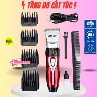 Tông Đơ Cắt Tóc Gia Đình Không Dây Jichen 0817 Pin Sạc Cao Cấp, Sắc Bén