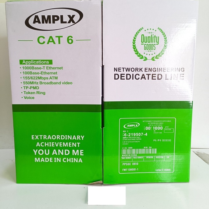 Dây Mạng CAT6 UTP - tính theo mét