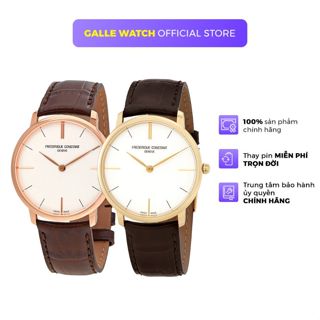 Đồng hồ nam Frederique Constant FC-200V5S34 mặt kính Sapphire cao cấp, thiết kế thanh lịch, dây da cao cấp, êm ái
