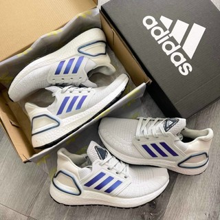 Giày adidas ultraboost 6.0 bản cao cấp nhất,giày thể thao ultra boost 2021 grey xám gót tím đế đen ultra boost