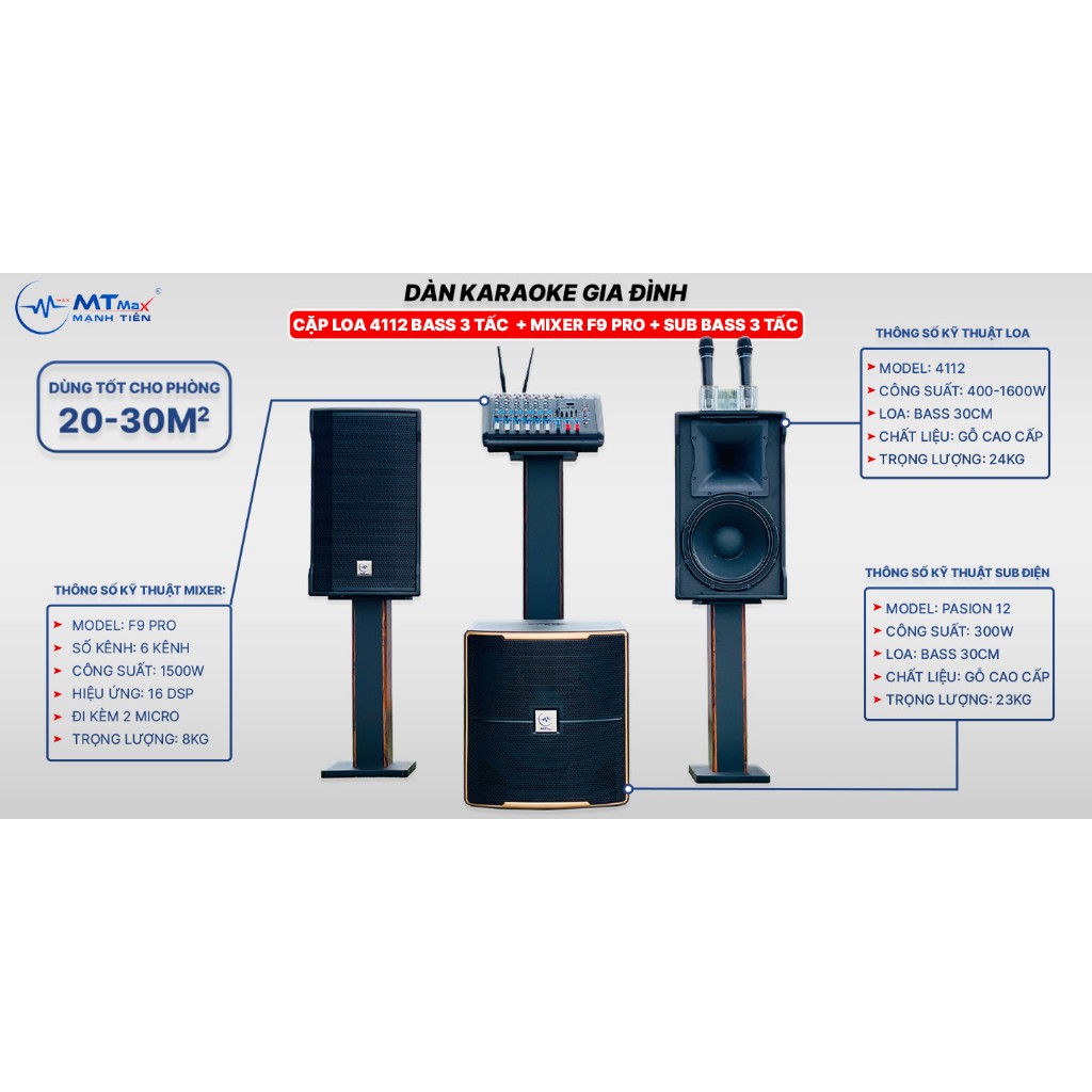 Dàn Karaoke Xịn Cho Gia Đình -  - Miễn Phí Lắp Đặt 100KM