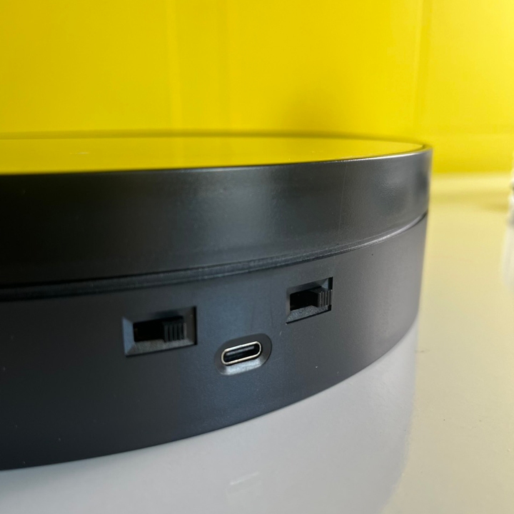 Đế xoay cao cấp mặt gương chưng sản phẩm kích thước 25cm chịu lực 8kg - T0407