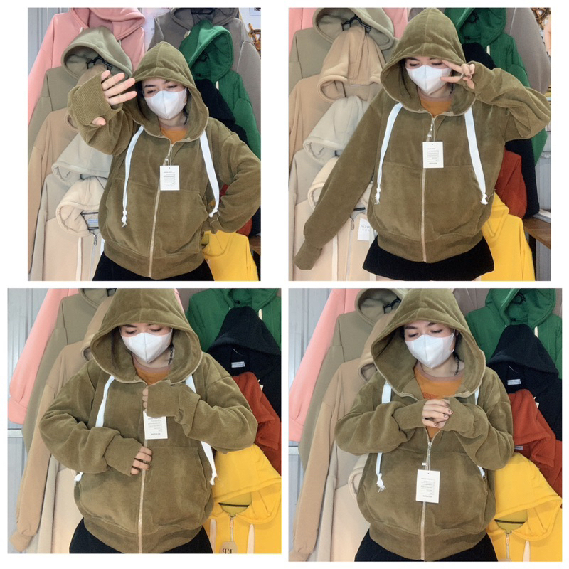 Áo Khoác Len Gân Tăm dáng dài freesize