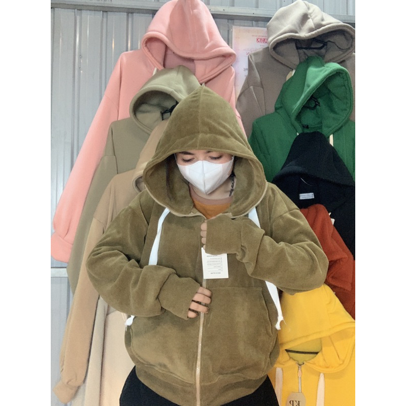 Áo Khoác Len Gân Tăm dáng dài freesize