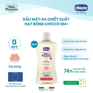 Dầu massage chiết xuất hạt bông chicco