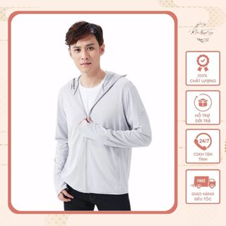 Áo chống nắng nam 1 lớp, Áo khoác chống nắng thông hơi chống tia UV , làm mát - Minh Nguyệt Shop