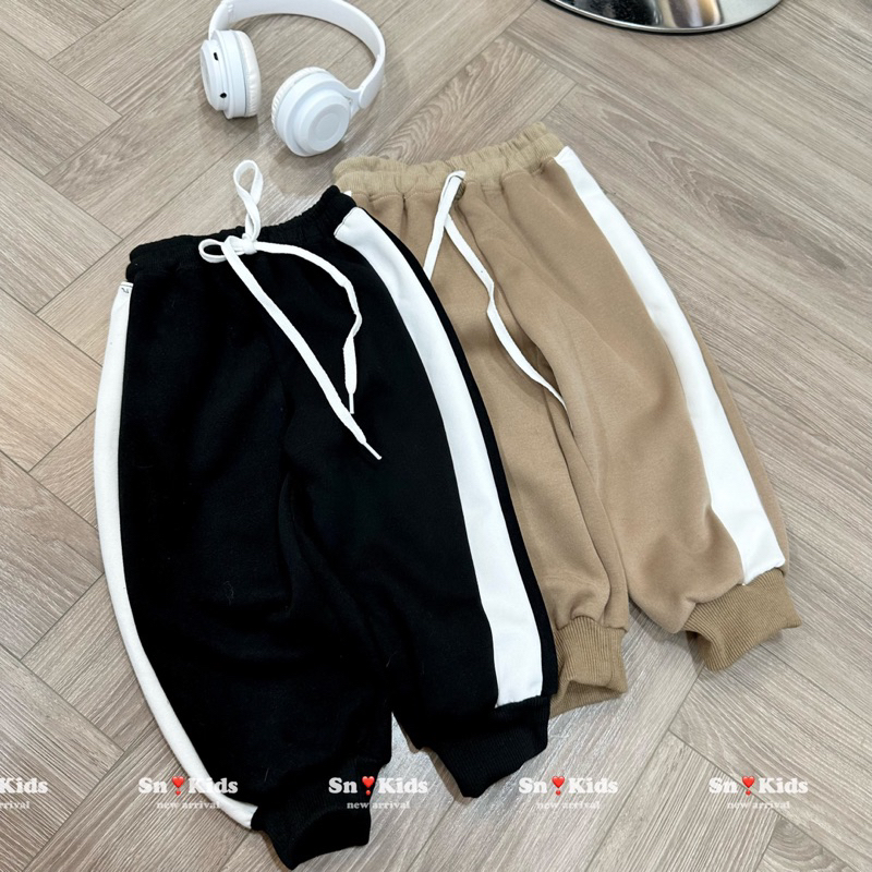 Bộ quần áo thu đông vải nỉ ép hai da cho bé trai,bé gái