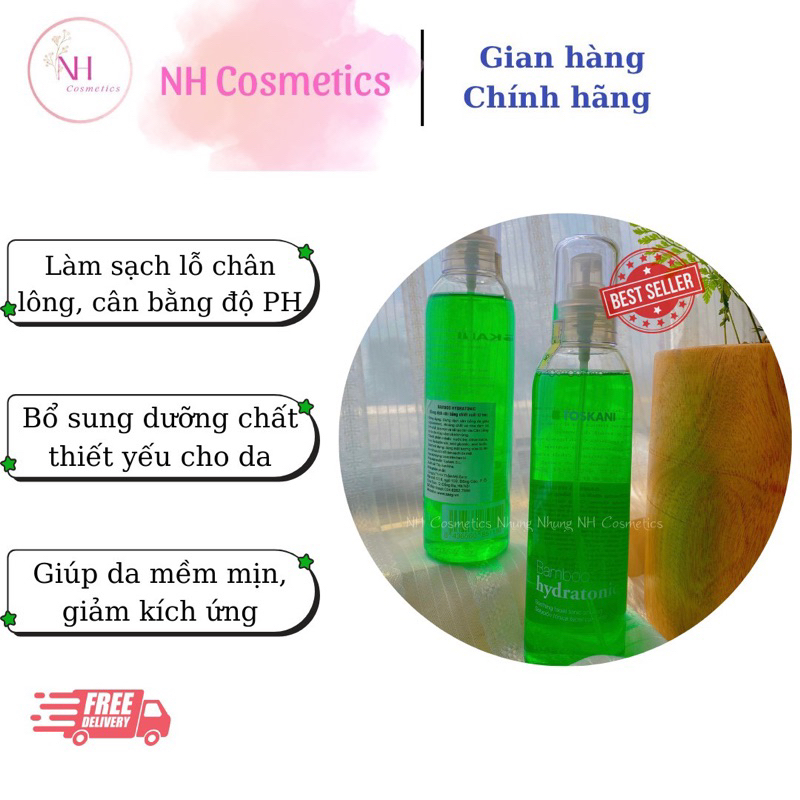 Toner TOSKANI Bamboo Hydratonic kiềm dầu
