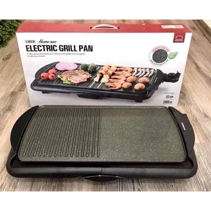 Bếp Nướng Điện LocknLock Electric Grill EJG231BLK (2000W) - Hàng Chính Hãng