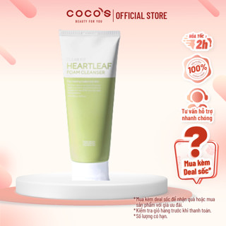 Sữa rửa mặt tenzero clear fit heartleaf foam cleanser, sữa rửa mặt rau diếp cá, sữa rửa mặt da mụn 180g