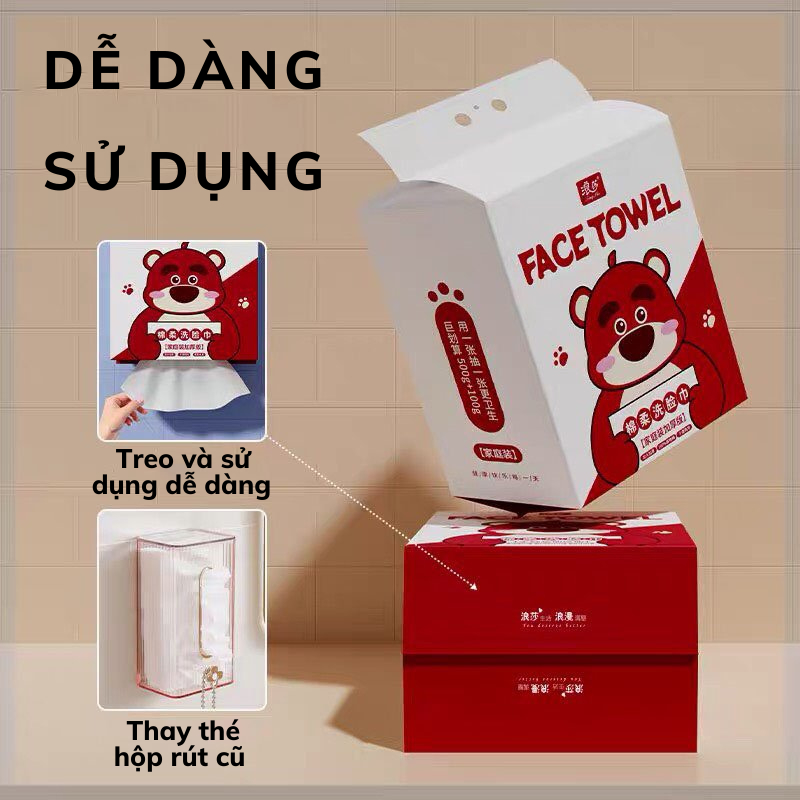 Khăn Lau Đa Năng Nami 600g Treo Tường Tiện Lợi Thích Hợp Cho Da Mặt Vải Mềm Mịn