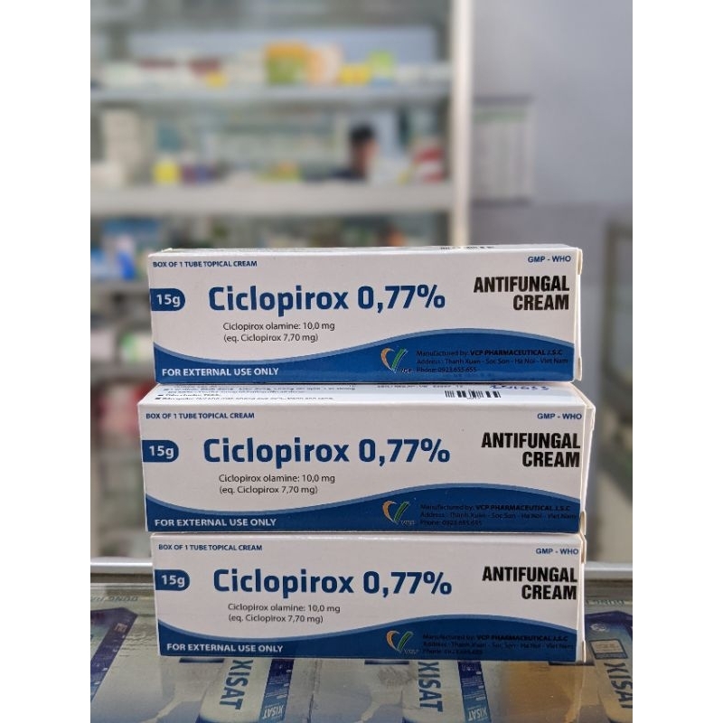 Ciclopirox Kem Bôi Nấm Phổ Rộng Thế Hệ Mới