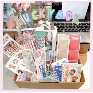 Lucky Box đồ dùng học tập, phụ kiện tóc test nhân phẩm