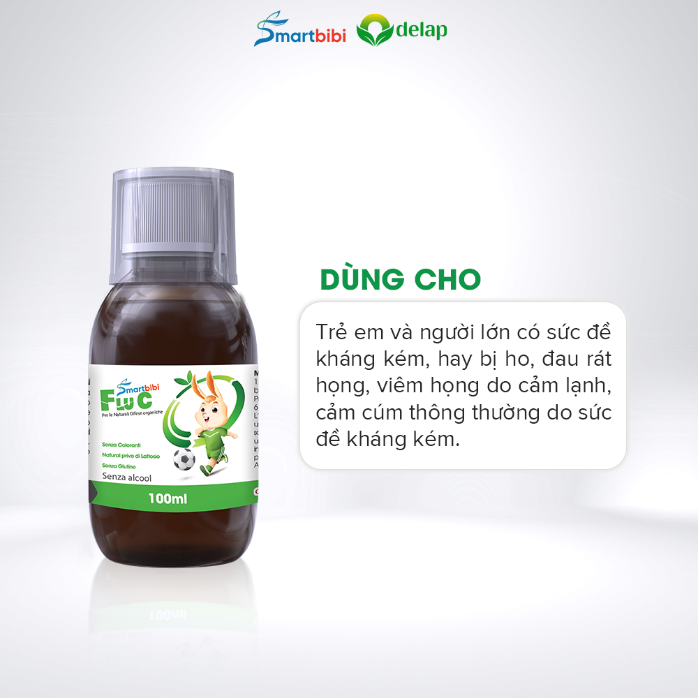 Combo 2 Smartbibi Flu C - hỗ trợ giảm cảm lạnh, cảm cúm cho bé