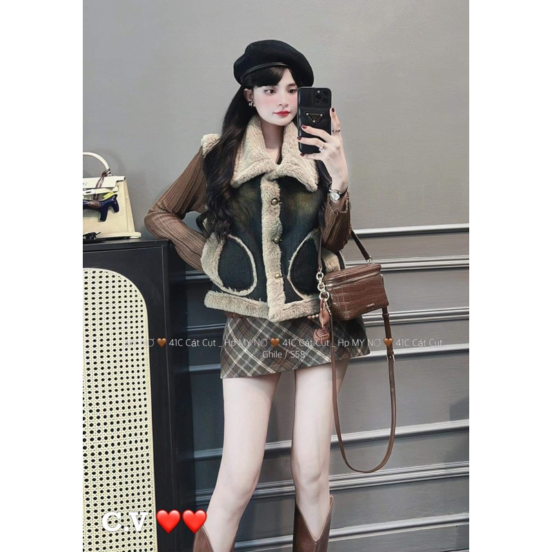 ÁO GILE JEAN VIỀN LÔNG QC ( oder 3 ngày )