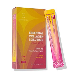 Thạch collagen dạng thanh vị đào hộp 10 gói - essential collagen solution