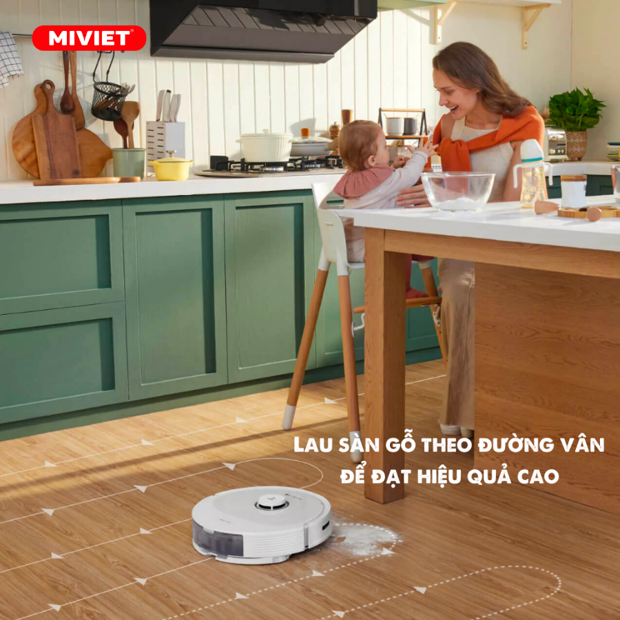 Robot hút bụi lau nhà thông minh Roborock Q8 Max Series - Q8 Max/ Q8 Max Plus - BH 24 tháng - MIVIET