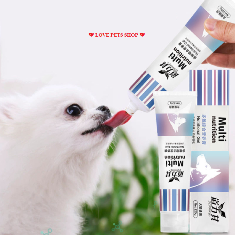 Gel dinh dưỡng cho Chó Mèo thương hiệu Dorrikey tuýp 120gram (Tím) - Love Pets Shop