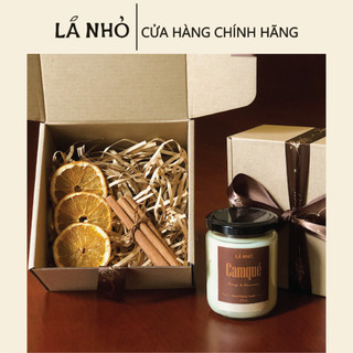 Nến thơm LÁ NHỎ Candle Handmade - Nhiều mùi hương - Cao cấp - Không khói - An toàn