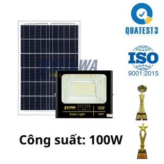 Dp1100 đèn pha năng lượng mặt trời kitawa 100w ip67
