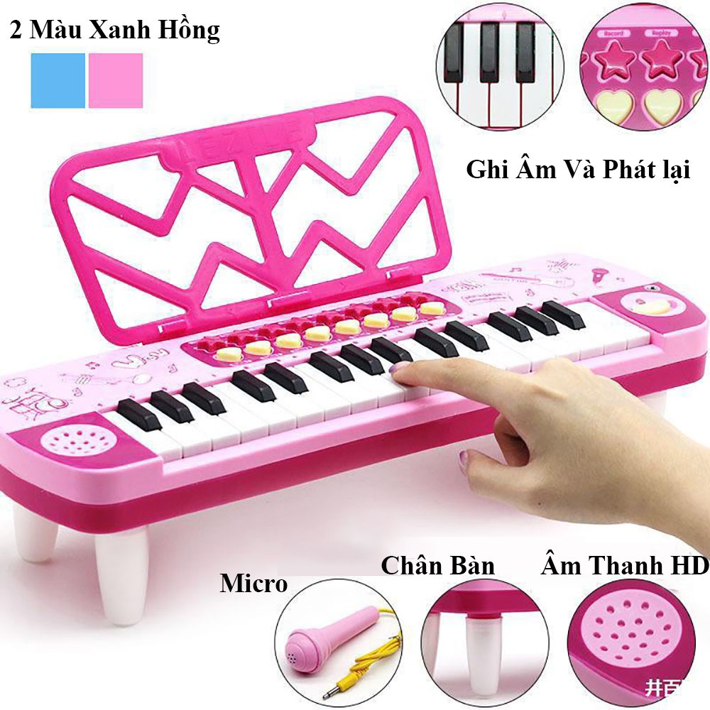 Đồ Chơi Âm Nhạc, Đàn Piano Organ kèm Mic cho bé