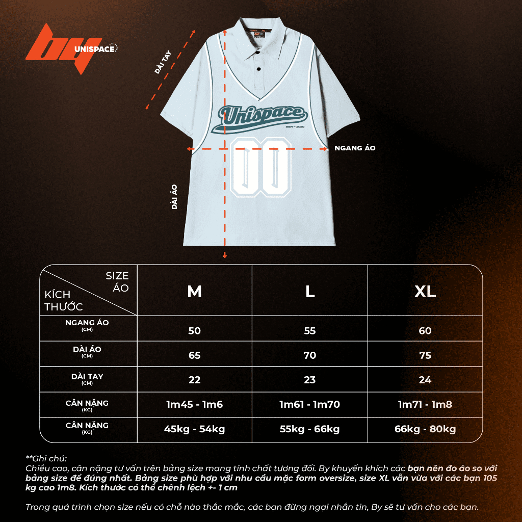 Áo polo localbrand By Unispace tay lỡ form rộng unisex nam nữ cotton Basketball