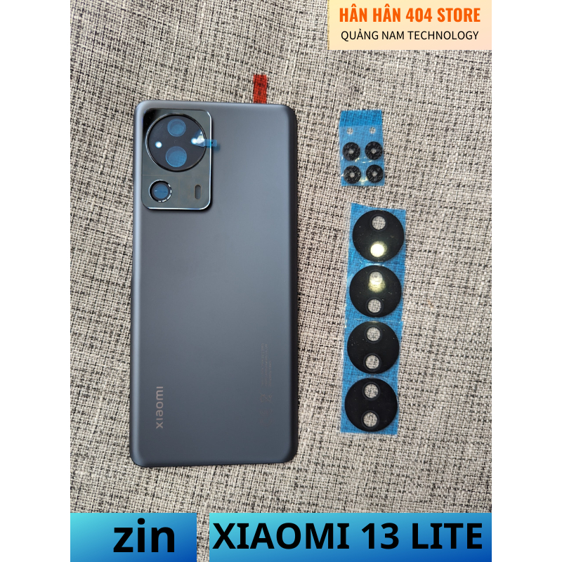 Nắp lưng kèm kính camera zin cho xiaomi 13 lite , xiaomi civi 2