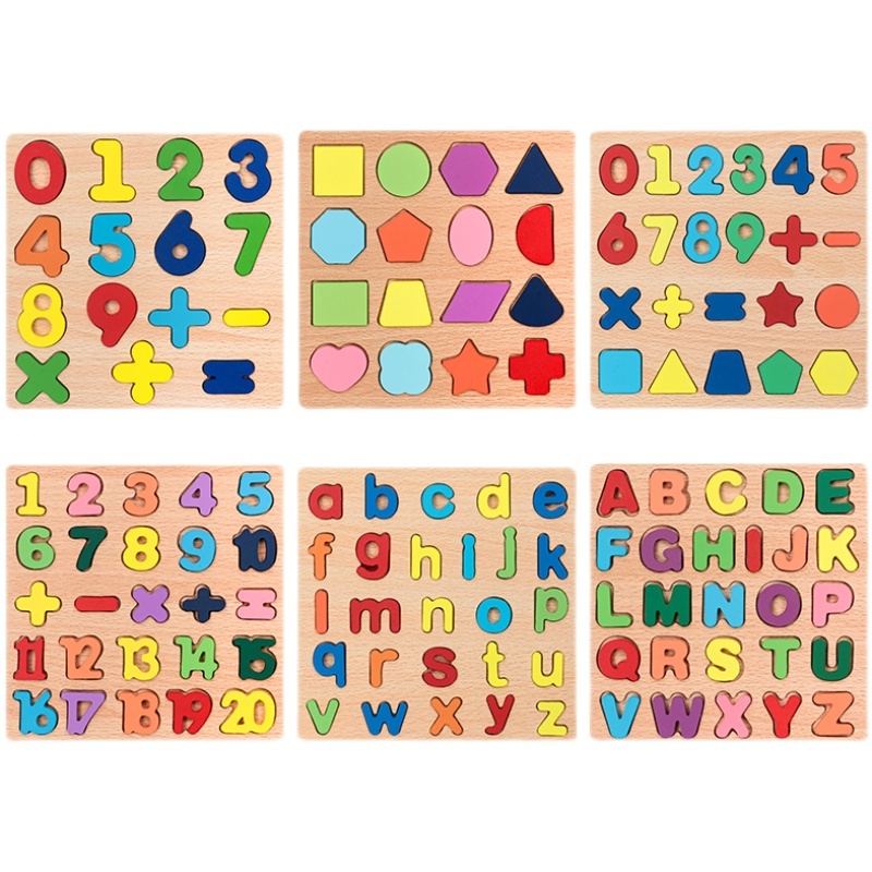 Đồ Chơi Bảng Gỗ Nổi Chữ Cái Và Số Hình Vuông Memocshop Bảng Nổi Kích Thước 20x20cm Giúp Bé Phát Triển Tư Duy